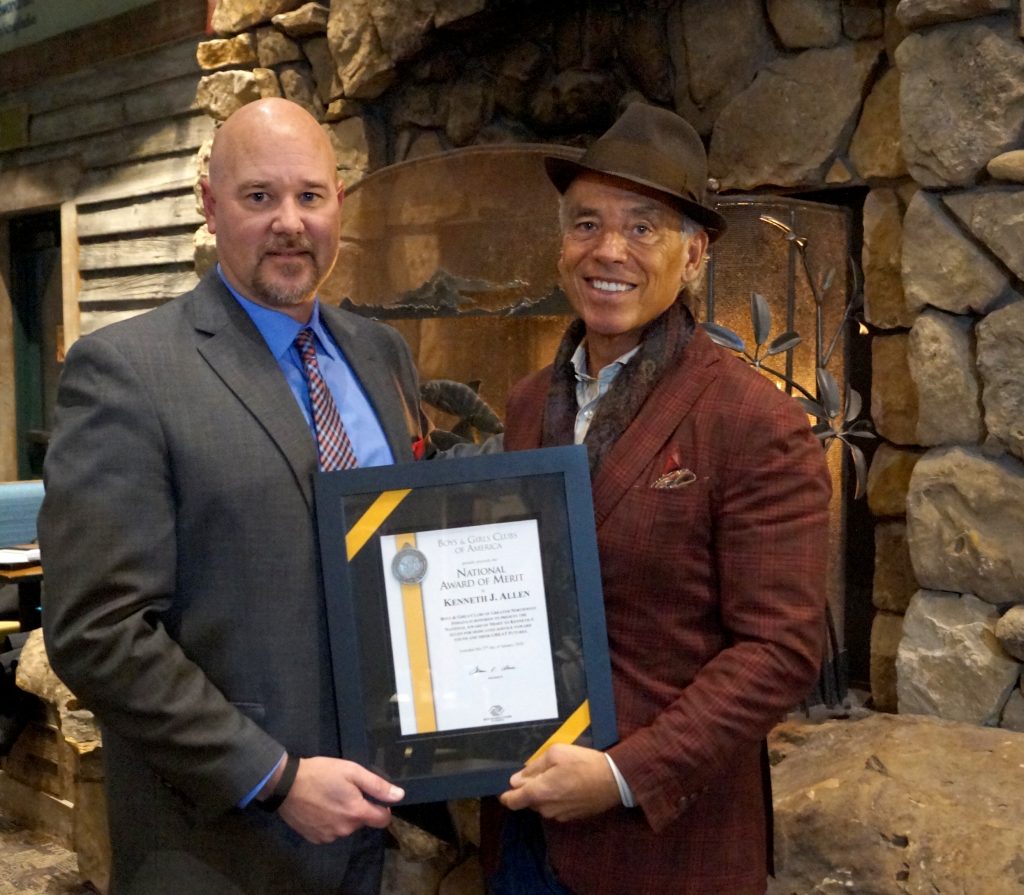 National Award of Merit by the Boys and Girls Club of America